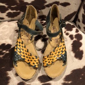 Huarache Style Wedges